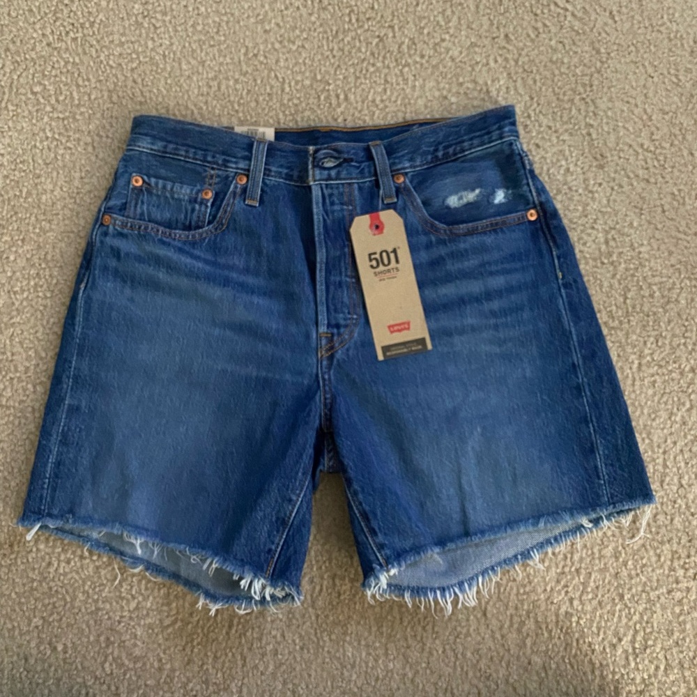 Levi’s 501 Denim Shorts Mid Thigh